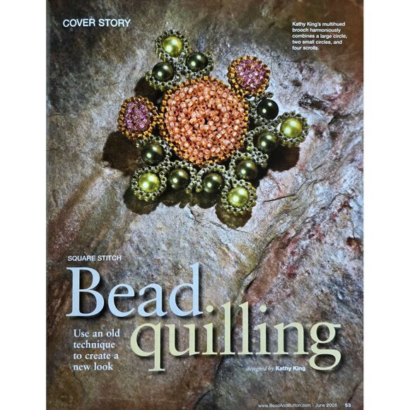 Bead and Button Magazine June 2008 Japanese Loomwork Patterns Inside - Picture 10 of 16